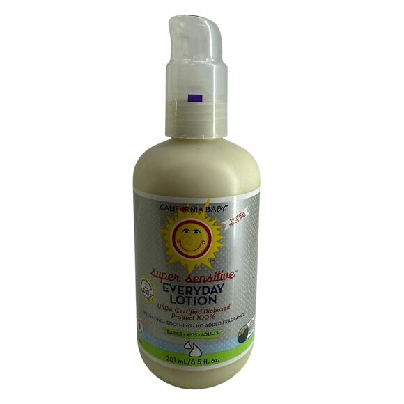 California Baby No Fragrance Super Sensitive Everyday Lotion 8.5oz/251mL - Picture 1 of 4